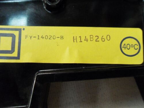 2 Square D FY14020B CIRCUIT BREAKERS 1P I-LINE