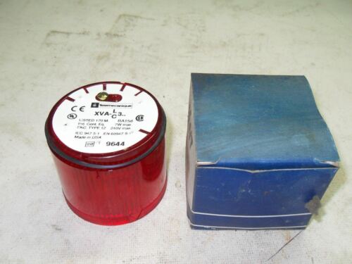 2 Telemecanique XVAC341 Stack Light Steady Red Lens (Lens Only