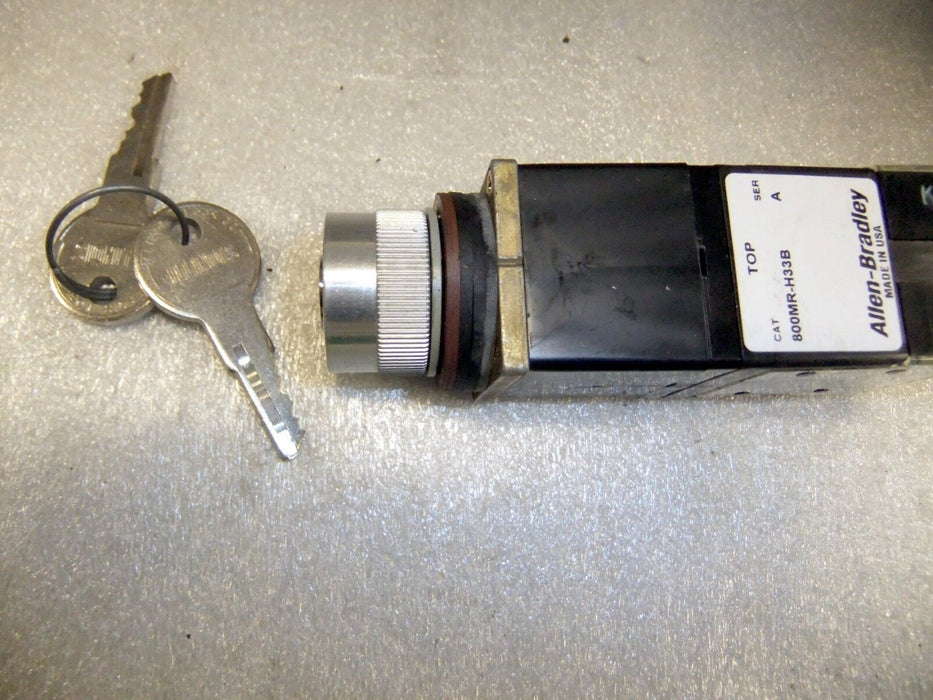 Allen-Bradley Small Round Selector Cylinder Lock 800MR-H33BB