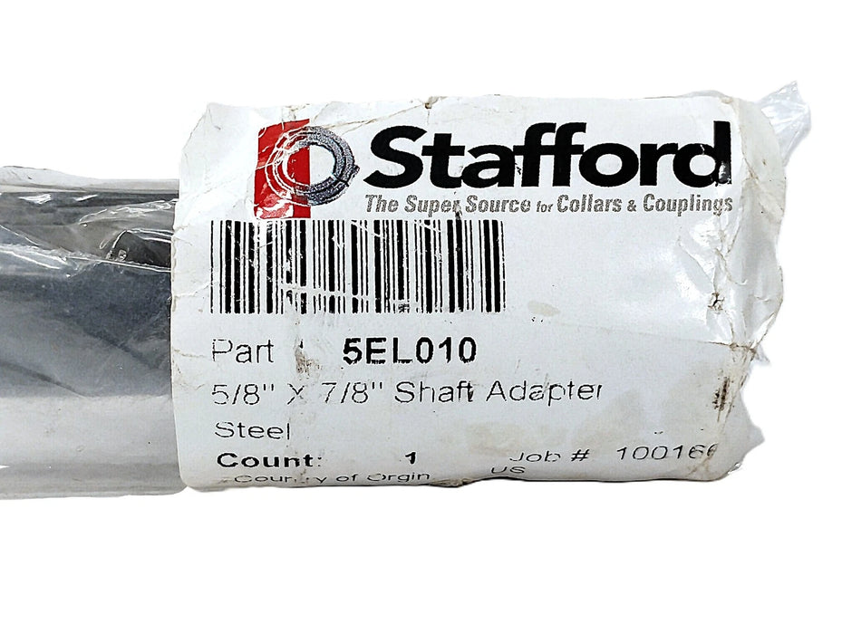 Stafford 5EL010 5/8 in X 7/8 in Shaft Adapter Coupling