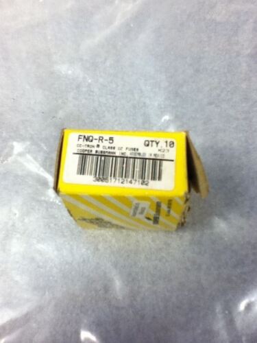 LOT OF 10 Bussmann FNQ-R-5 FUSES