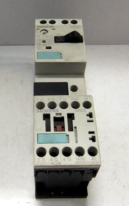 Siemens Contactor Starter 3RT1017-1AK61 3RV1011-1FA10