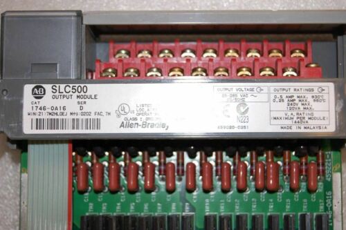 Allen-Bradley16 CH-AC OUTPUT MODULE 1746-OA16