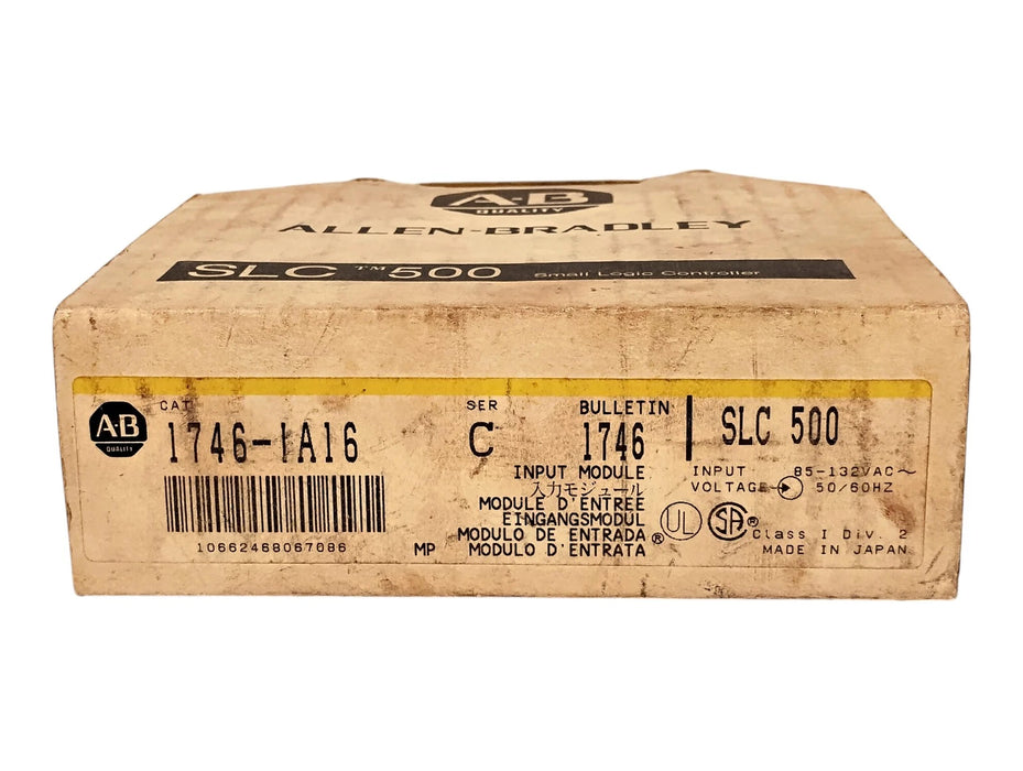 Allen-Bradley 1746-IA16 Series C 65-130 V AC 16 Point Digital PLC Input Module