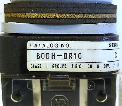 Allen-Bradley 800H-QR10R 120 V Red 30.5 mm Pilot Light w/ Lamp