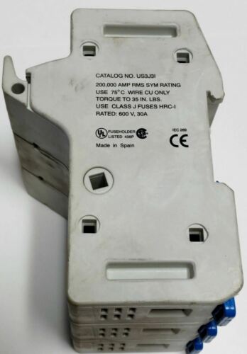 Gould Shawmut US3J3I Triple Fuse Holder