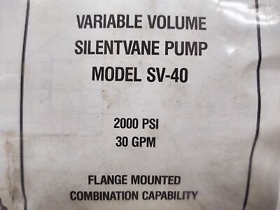 Rexroth R978700292 SV40-52/62 Seal Kit for Variable Volume Silentvane Pump