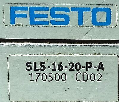 Festo SLS-16-20-P-A 10 Bar/145 psi Pneumatic Linear Actuator
