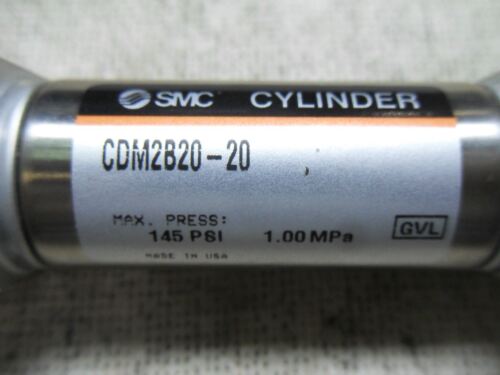 1 SMC CDM2B20-20 Cylinder 145 PSI MAX