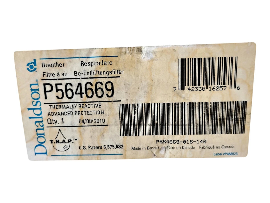 Donaldson P564669 1" NPT 4.5" OD Hydraulic Breather