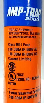 Ferraz Shawmut A6D80R 600 V AC 80 A Class RK1 Current-Limiting Time-Delay Fuse