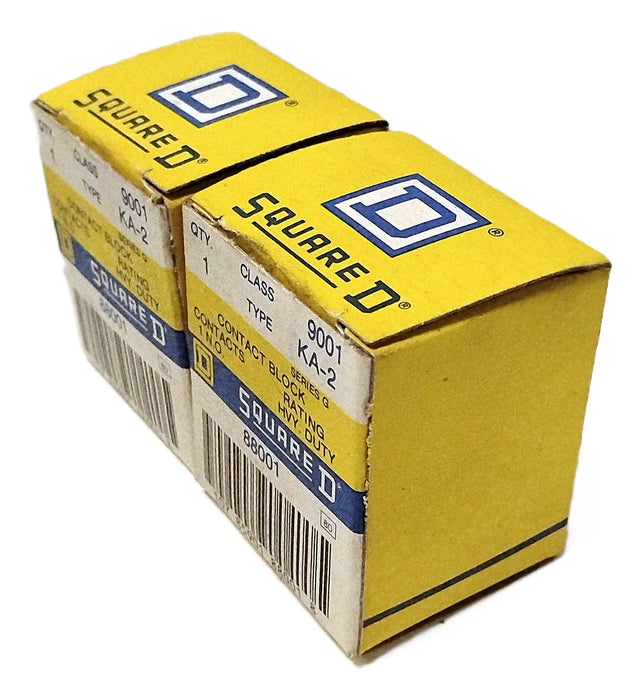 Square D 9001-KA-2 Ser G 600 V 10 A 30 mm 1 NO Contact Block