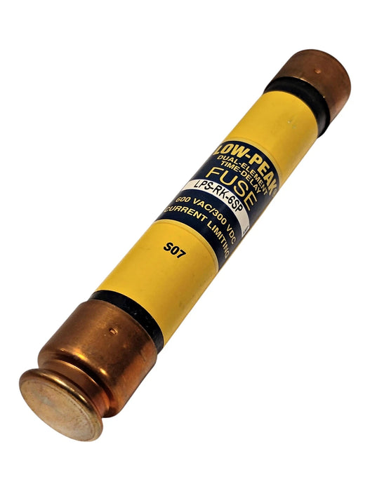 Bussmann LPS-RK-6SP 600VAC/300VDC 6 A Current-Limiting Time-Delay Fuse