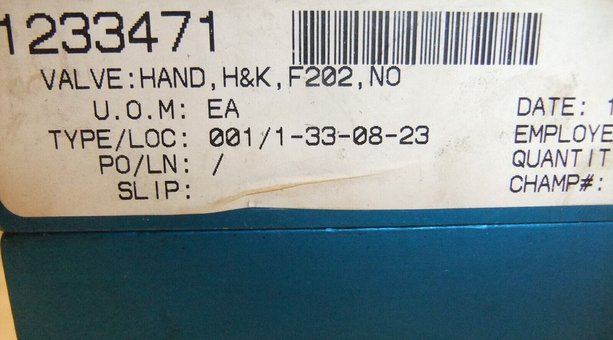 Festo H-5/3-1/4 Toggle Lever Valve