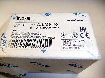 Eaton Klockner Moeller Contactor DILM9-10 24VDC