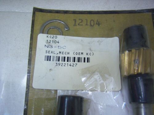 Berkeley Pump Repair Kit N3-5C Mechanical Seal Shaft Seals Snap Rings