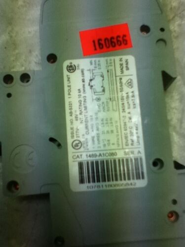 Allen-Bradley 1489-A1C-080 CIRCUIT BREAKER-NO BOX