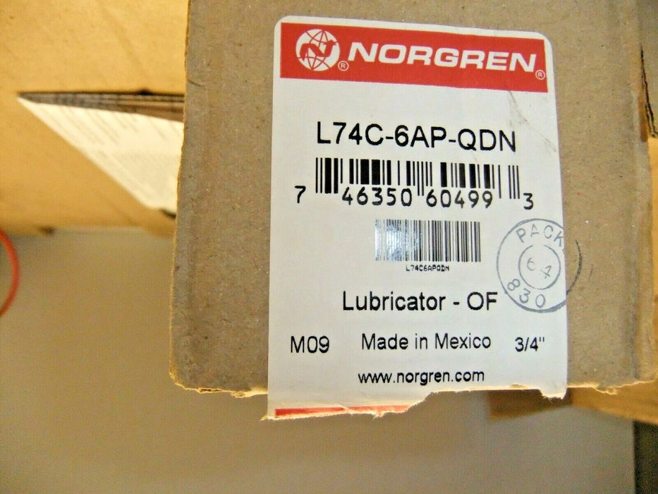 Norgren L74C-6AP-QDN 3/4" Port 250 PSIG Lubricator