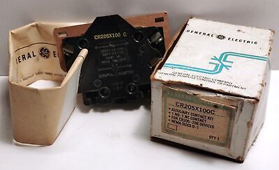 GE CR205X100C Auxiliary Contact Kit for CR205-208 Devices NEMA Sizes 0-1