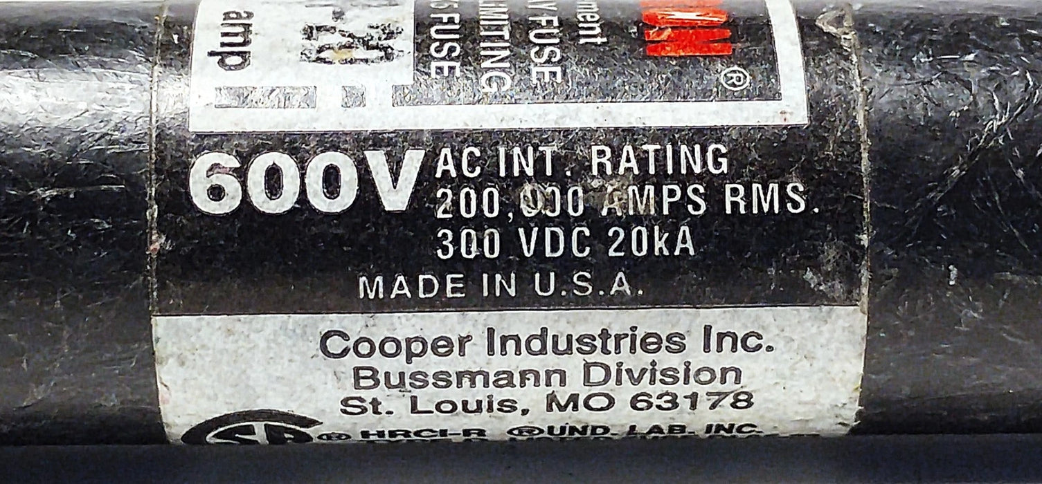 Bussmann FRS-R-20 600VAC/300VDC 20 A Class RK5 Time-Delay Current-Limiting Fuses