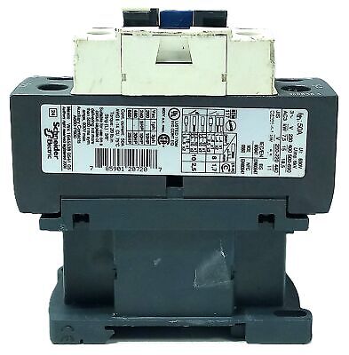 Schneider LC1D32G7 600 V AC 32 A 3 Pole Contactor w/ 110/120 V Coil
