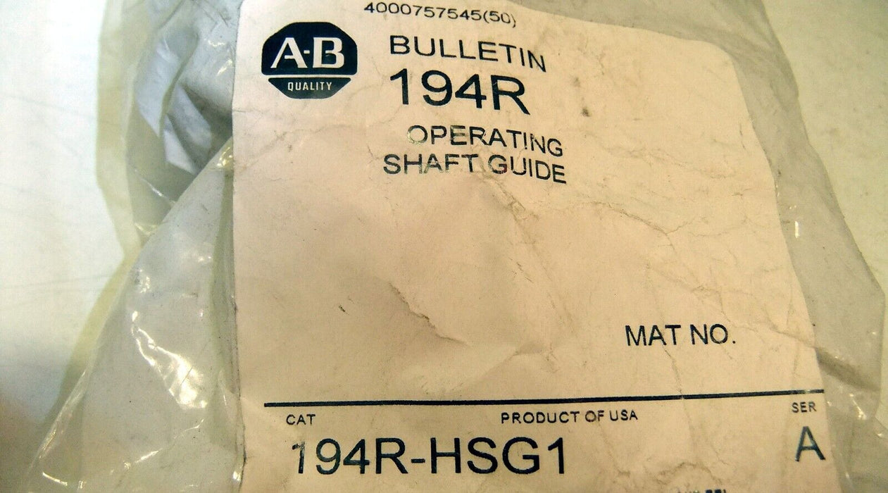 Allen-Bradley Operating Shaft Guide