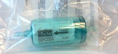 Parker 02FC06A 1/8" 100 PSI Barb Filter