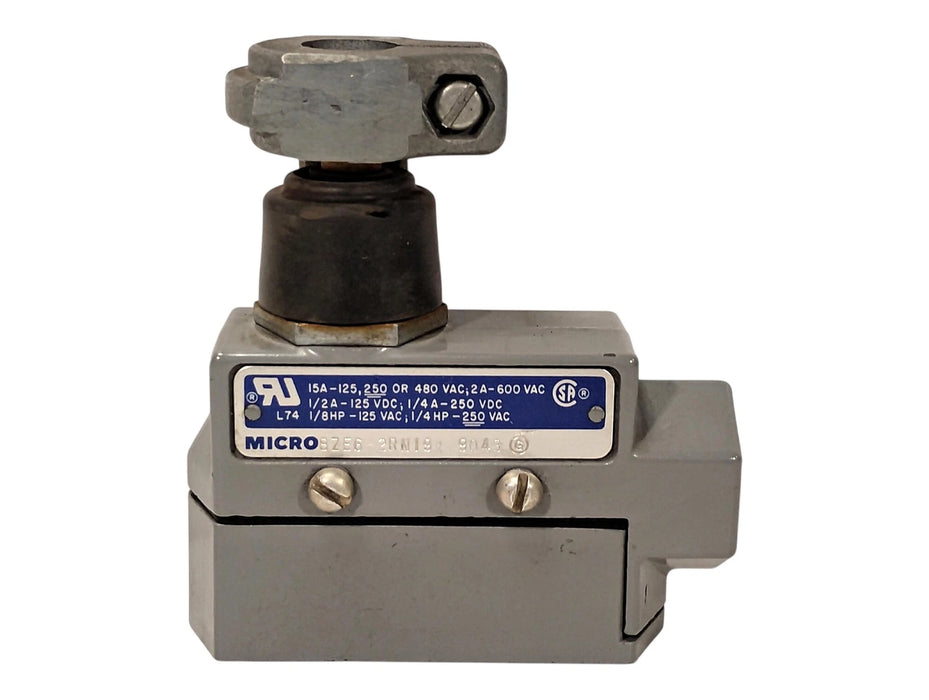 Micro Switch BZE6-2RN194 600 V AC/DC 15 A Plunger Style Limit Switch with Guard