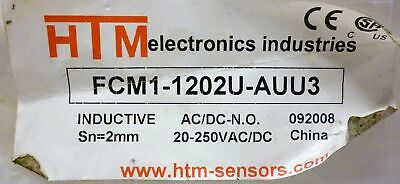 HTM Electronics FCM1-1202U-AUU3 Shielded Inductive Proximity Sensor