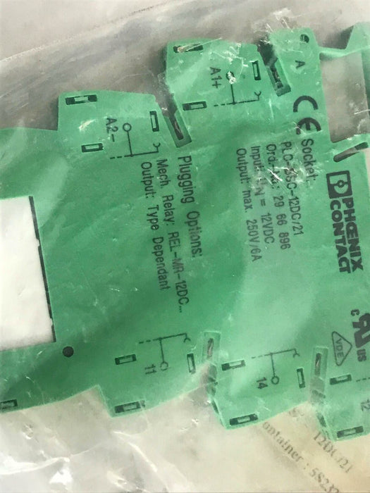 Phoenix PLC-BSC-12DC/21 Relay Base
