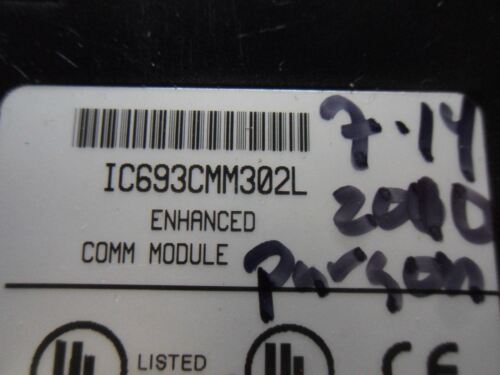 1 GE FANUC IC693CMM302L ENHANCED COMMUNICATION MODULE