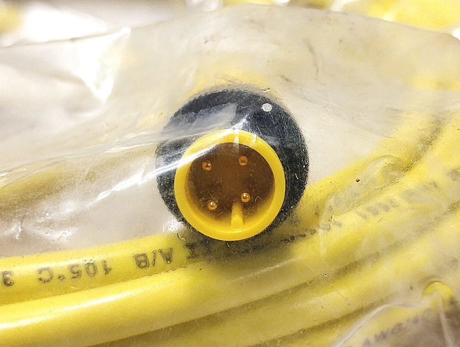 Crouse-Hinds 50002118-17 300 V 2 A PLC Cable w/ One 4-Pin Circular Connector