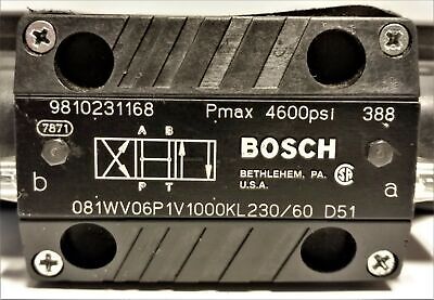 Bosch 081WV06P1V1000KL23060D51 Spool Valve