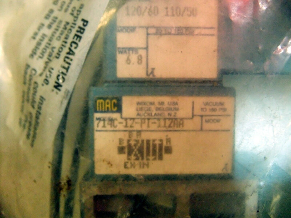 MAC Valves 714C-12-PI-112AA 120/60