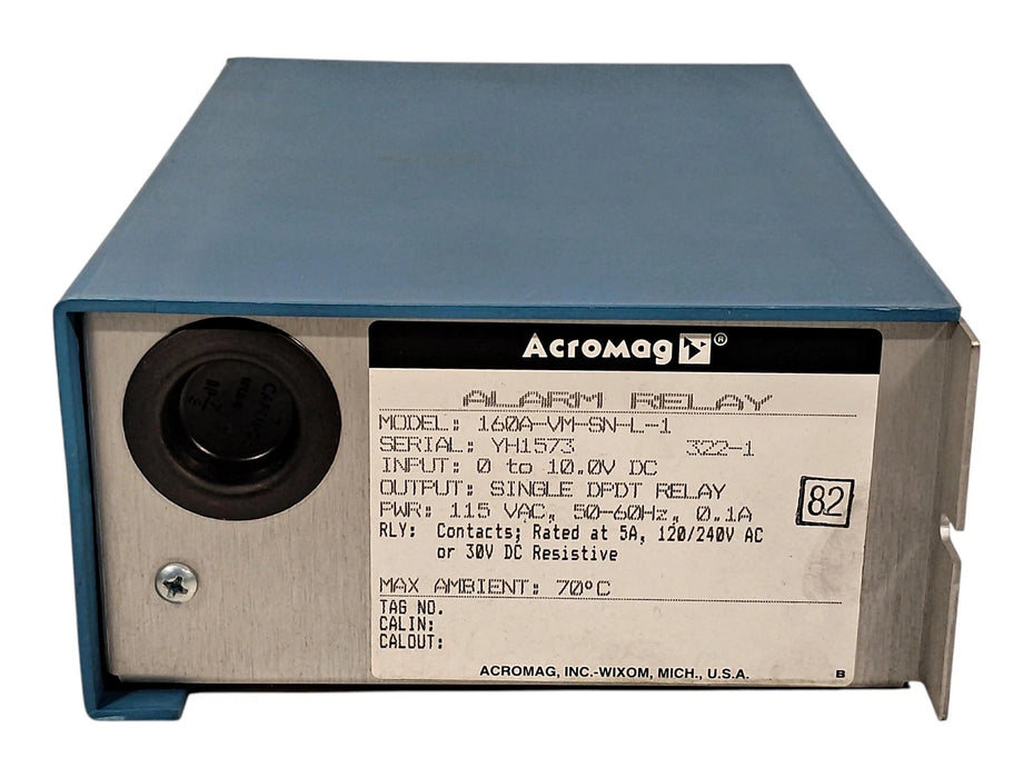 Acromag 160A-VM-SN-L-1 115 V AC 0.1 A Alarm Relay