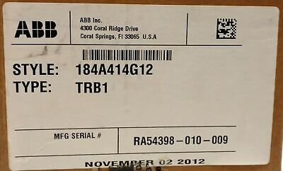 ABB 184A414G12 Blocking Valve / Auxiliary Relay