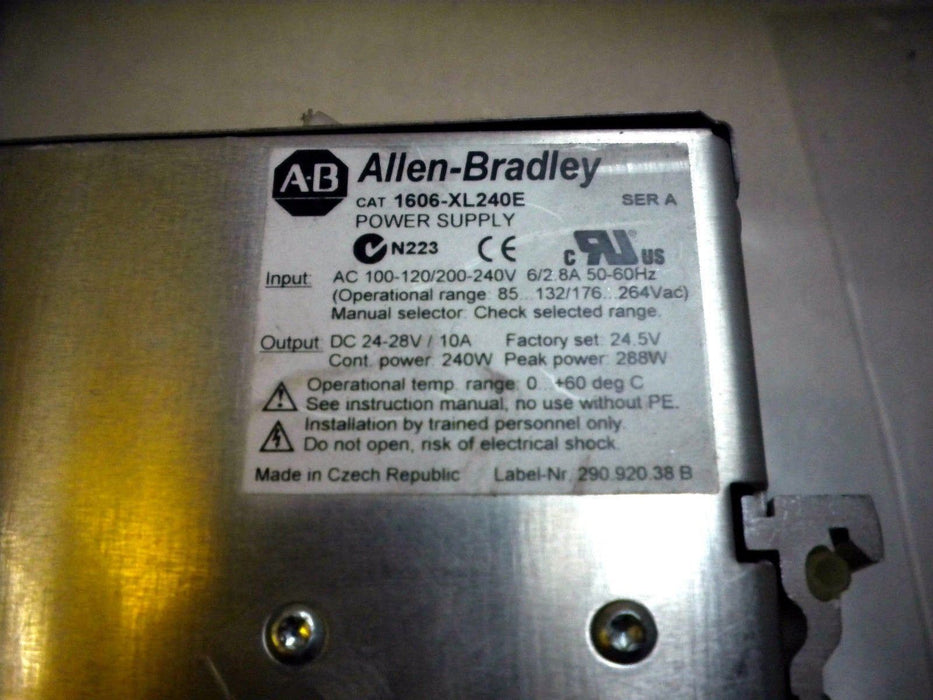 Allen-Bradley Power Supply 1606-XL240E 240W 24-28V