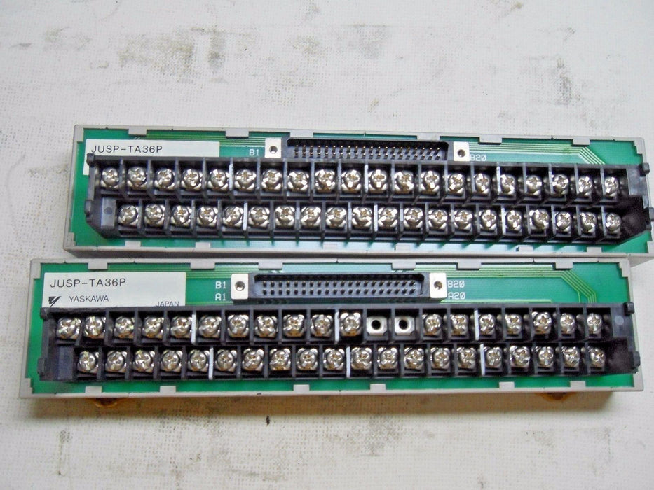 2 Yaskawa Electric JUSP-TA36P Connector Terminal Block Conversion Units