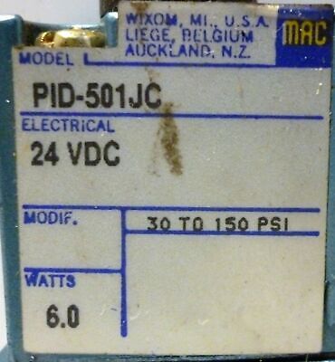 MAC Valves PID-501JC Solenoid Valve