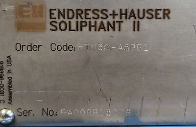 Endress + Hauser FTM30-A5BB1 SOLIPHANT II Level Sensor