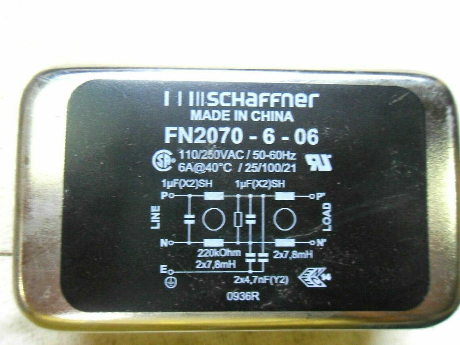 Schaffner FN2070-6-06 Power Line Filter