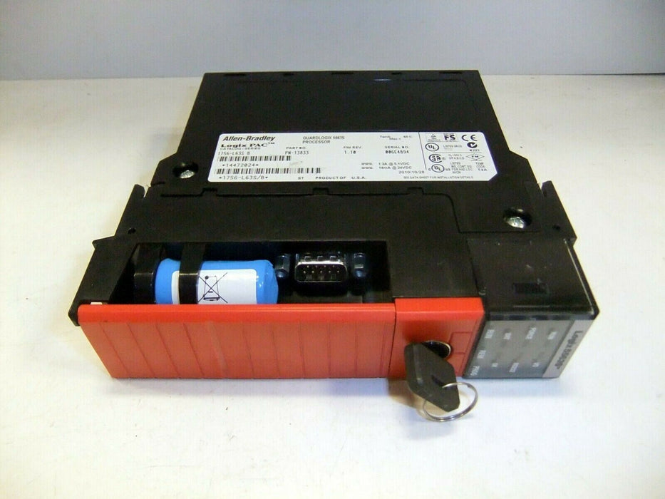 Allen-Bradley Guardlogix 5563S Processor 1756-L63S B