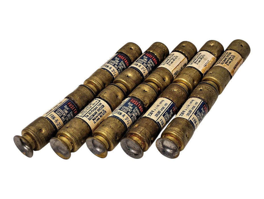 Bussmann FRN-R-3-1/2 250 V AC 3.5 A Current-Limiting Time-Delay Fuses