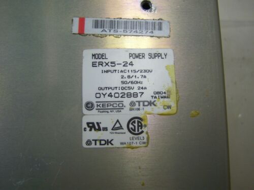 Kepco Power Supply ERX5-24 24VDC