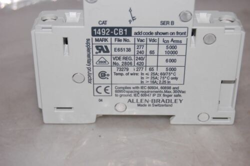 Allen-Bradley 1492-CB1G400 CIRCUIT BREAKER