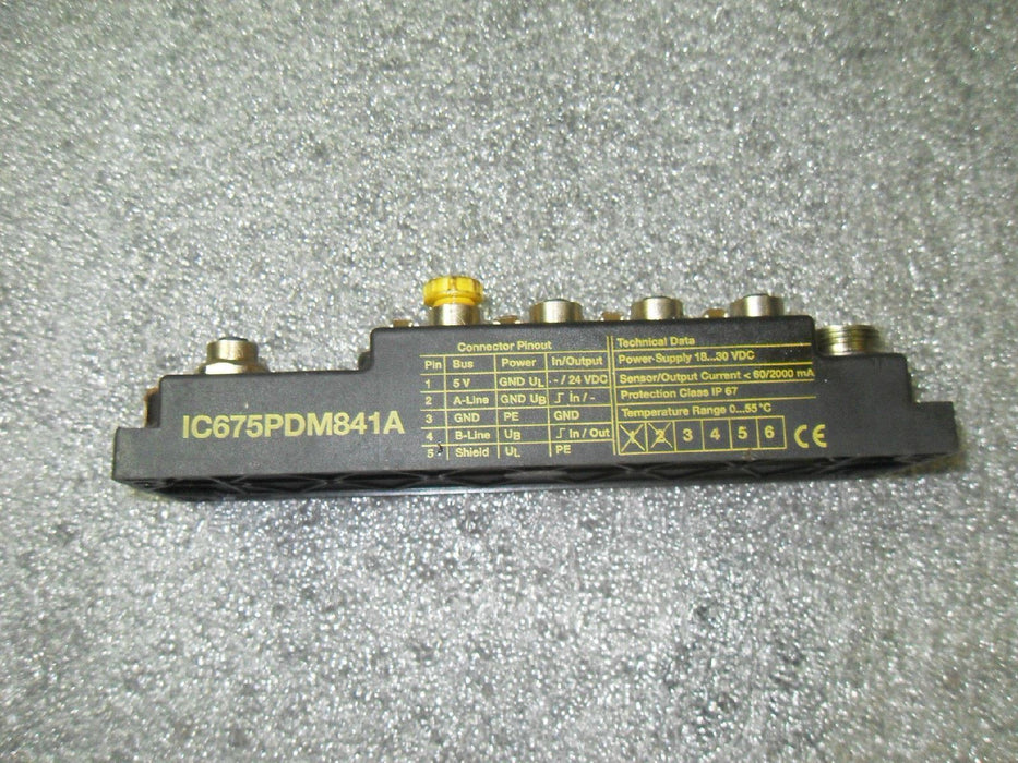 GE FANUC IC675PDM841A BUSSTOP I/O MODULE
