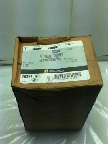 Square D 8536SBO2S Starter