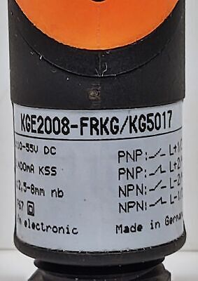 IFM EfectorKGE2008-FRKG KG5017 KGE2008FRKGKG5017 Capacitive Proximity Sensor