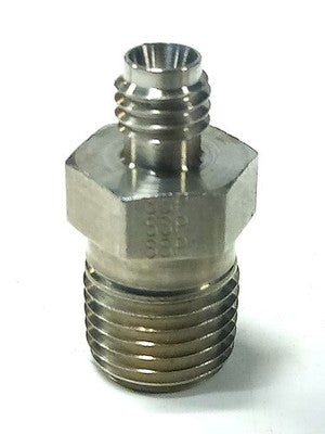 SSP SS-400-1-4 1/4 in NPT X 1/4 in Tube OD Stainless Steel Tube Fitting