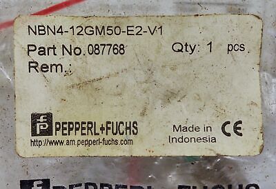 Pepperl NBN4-12GM50-E2-V1 087768 Inductive Proximity Sensor